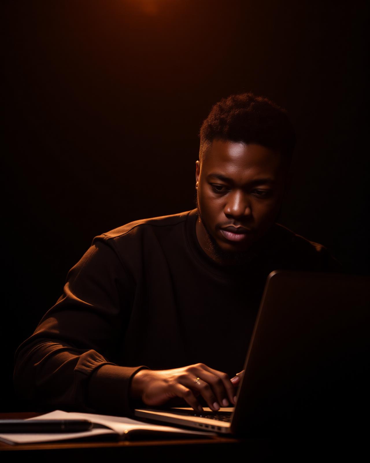 A designer at work